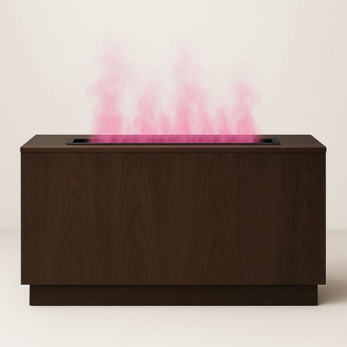 Mueble para chimenea a vapor de agua